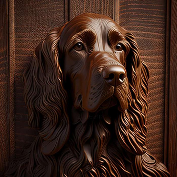 3D model Field Spaniel dog (STL)